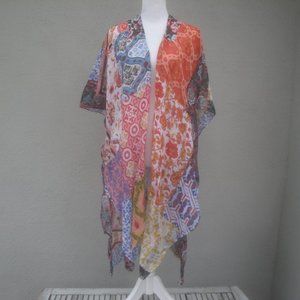 Unbranded Women's Bohemian Style Scarf Lightweight Kimono Open Cardigan Preppy